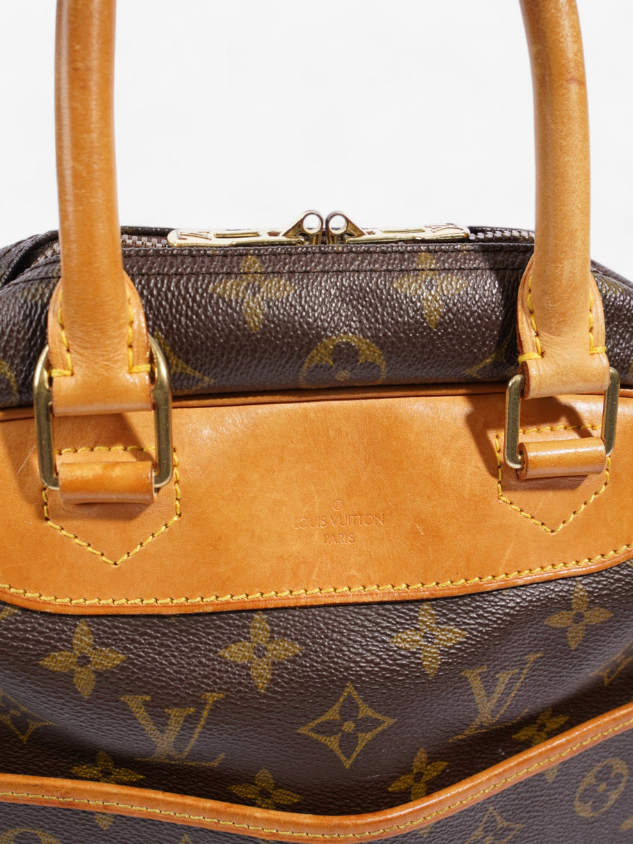 Louis Vuitton Deauville Monogram / Brown Coated Canvas Image 7