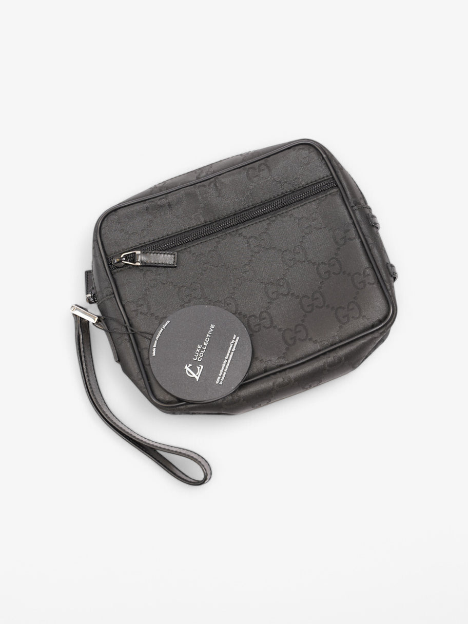 Gucci Nylon Travel Clutch Black Canvas Image 8