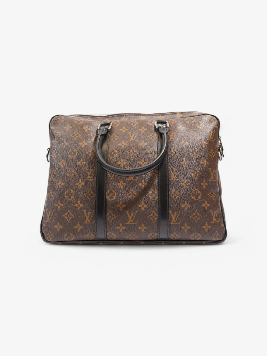 Louis Vuitton Porte-Documents Voyage Monogram / Black Coated Canvas Image 4