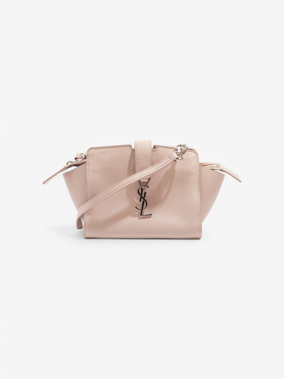 Saint Laurent Mini Downtown Shoulder Nude Calfskin Leather Image 1