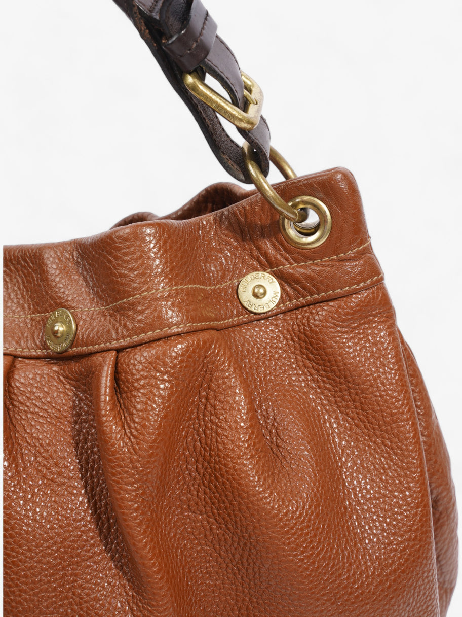 Mitzy Hobo Oak Grained Leather Image 13