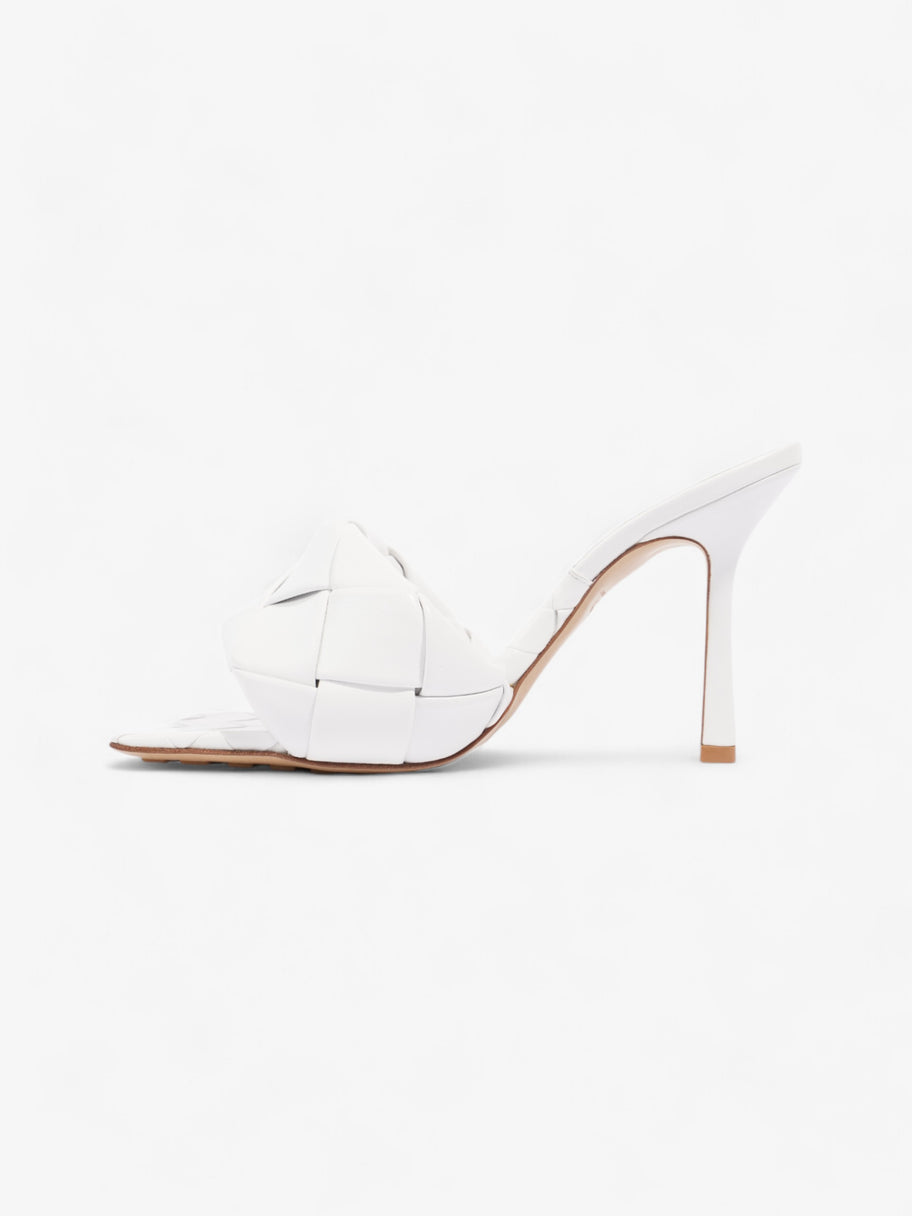 Bottega Veneta Lido Mules 100 White Leather EU 37.5 UK 4.5 Image 3