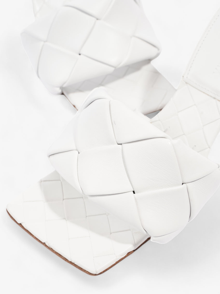 Bottega Veneta Lido Mules 100 White Leather EU 37.5 UK 4.5 Image 9