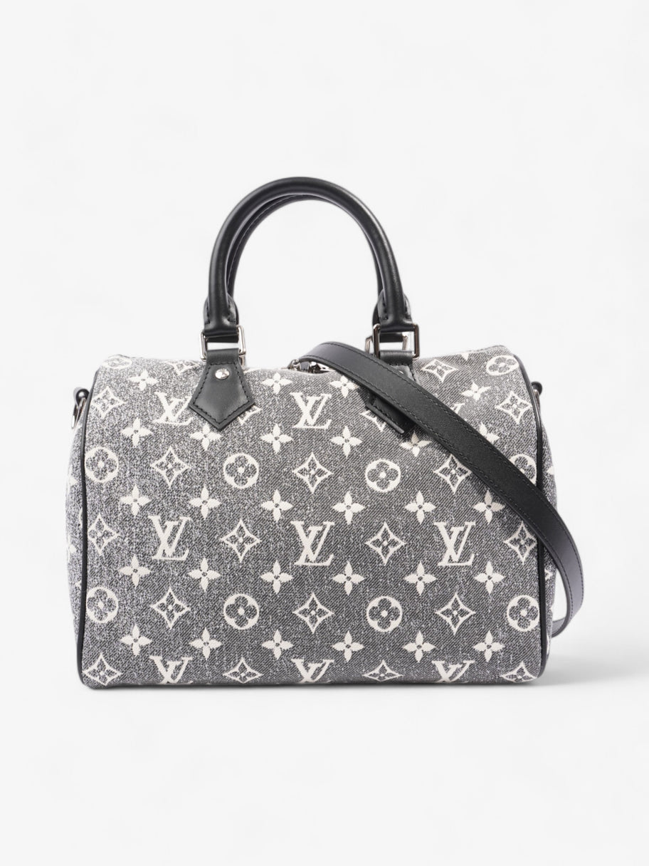 Louis Vuitton Speedy Bandoulière Black Monogram Denim 25 Image 1