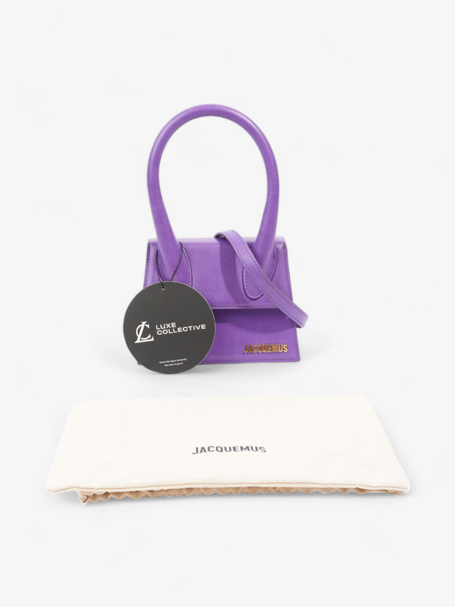 Jacquemus Le Chiquito Moyen Purple Leather Image 8