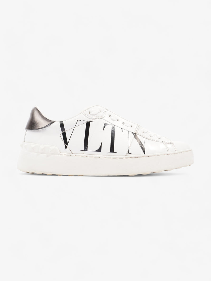  Valentino Open Sneakers White / Black Logo Leather EU 36.5 UK 3.5