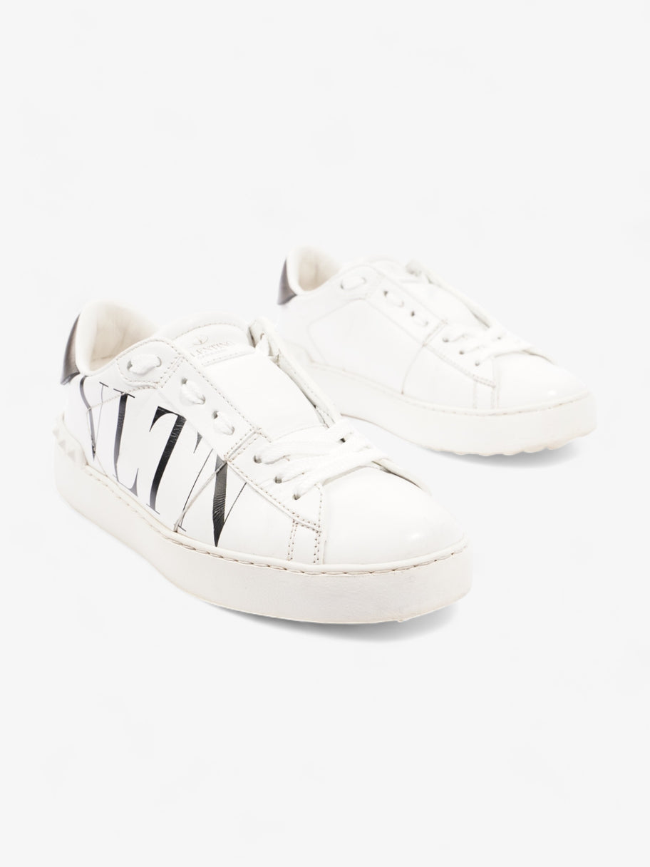 Valentino Open Sneakers White / Black Logo Leather EU 36.5 UK 3.5 Image 2