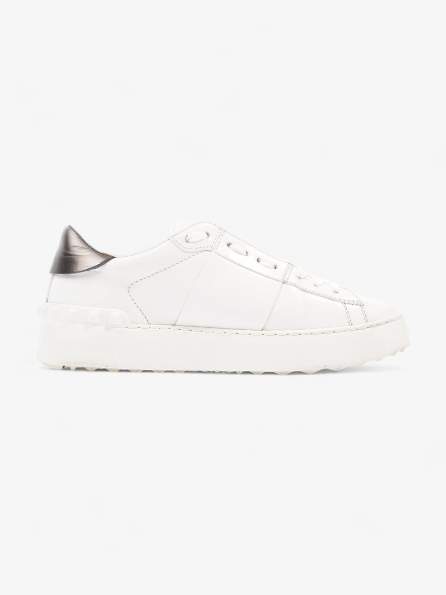 Valentino Open Sneakers White / Black Logo Leather EU 36.5 UK 3.5 Image 4