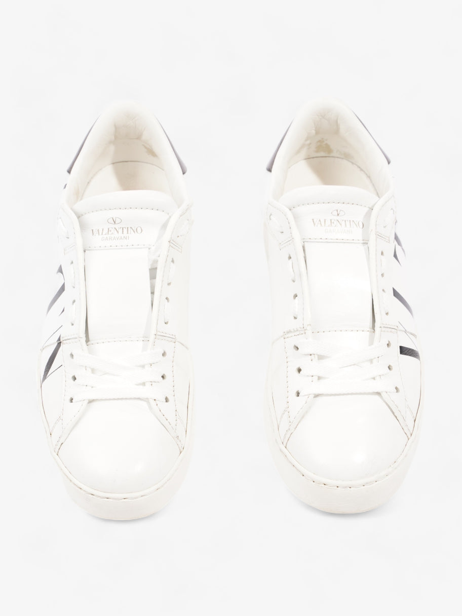 Valentino Open Sneakers White / Black Logo Leather EU 36.5 UK 3.5 Image 8