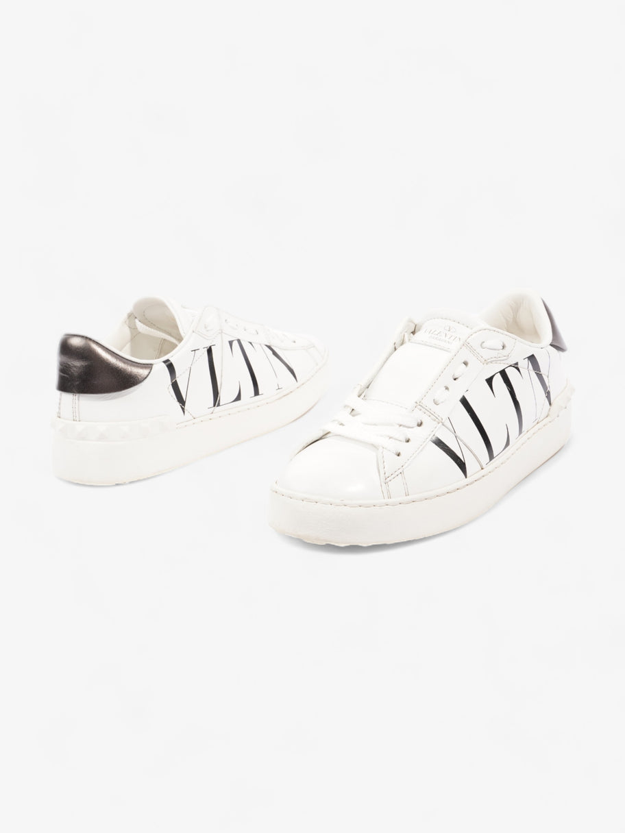 Valentino Open Sneakers White / Black Logo Leather EU 36.5 UK 3.5 Image 9