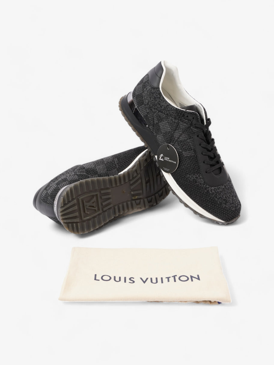 Louis Vuitton Damier Run Away Sneakers Black / Grey Tweed EU 42 UK 8 Image 11