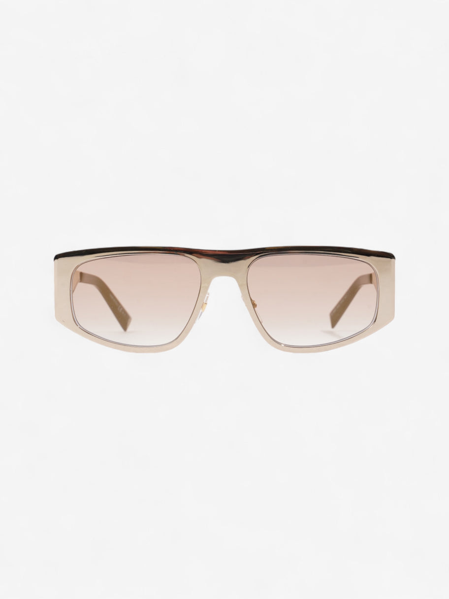 Givenchy Cut Out Sunglasses Gold / Black Acetate 145mm Image 1