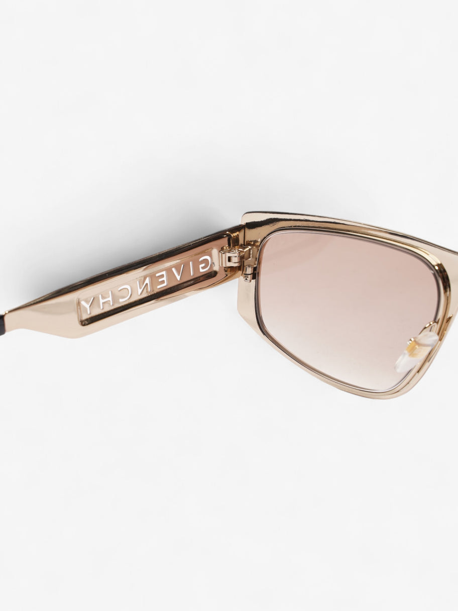 Givenchy Cut Out Sunglasses Gold / Black Acetate 145mm Image 5