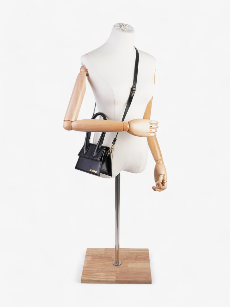  Jacquemus Le Chiquito Moyen Black Leather