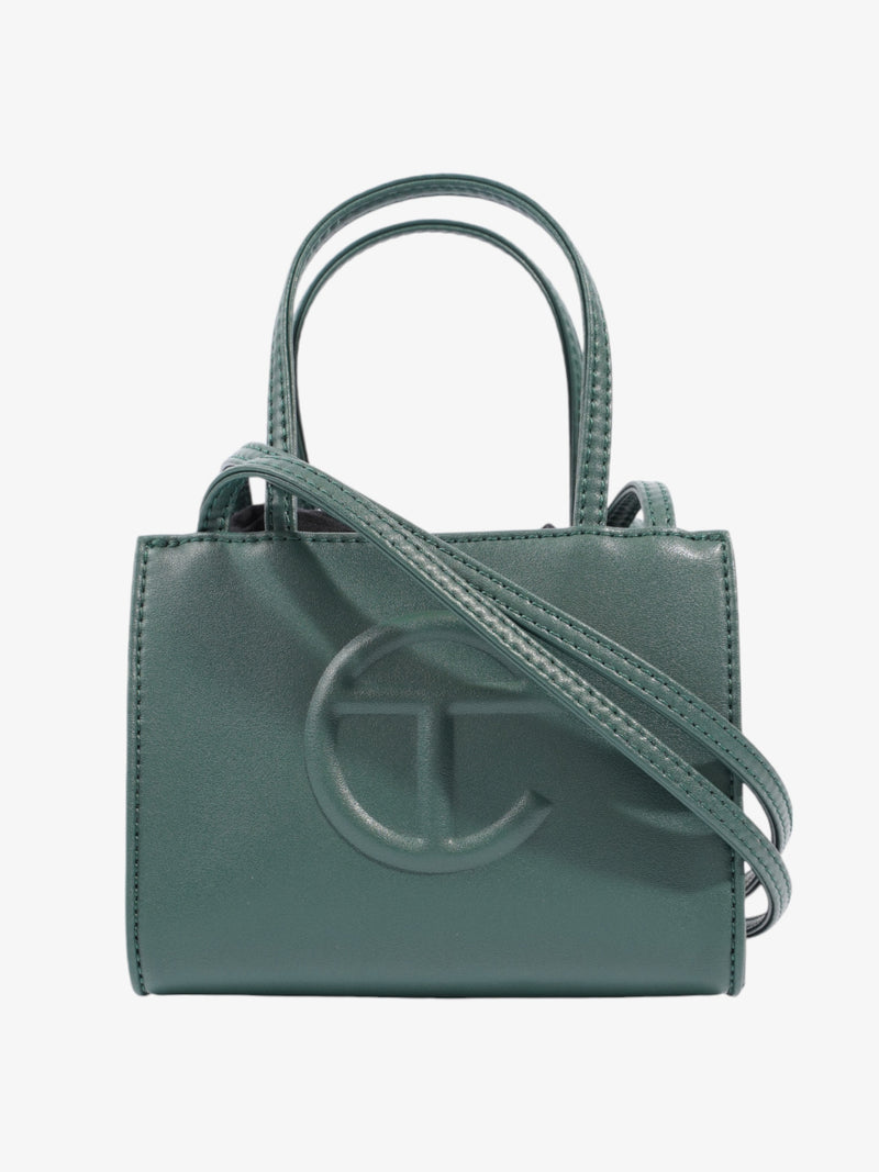  Telfar Shopping Bag Dark Olive Polyurethane Small