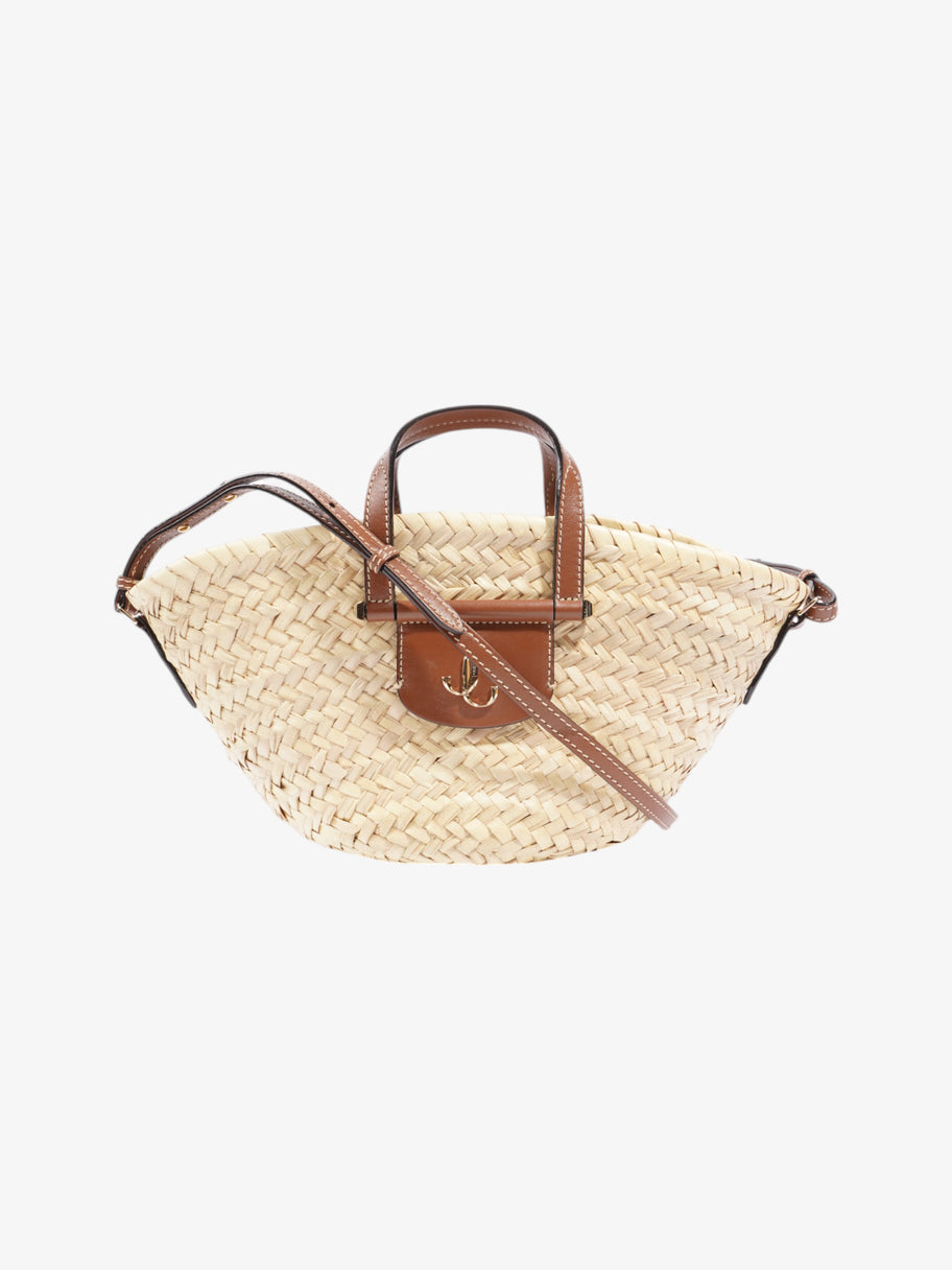 Jimmy Choo Macy Brown / Natural Raffia Small Image 1