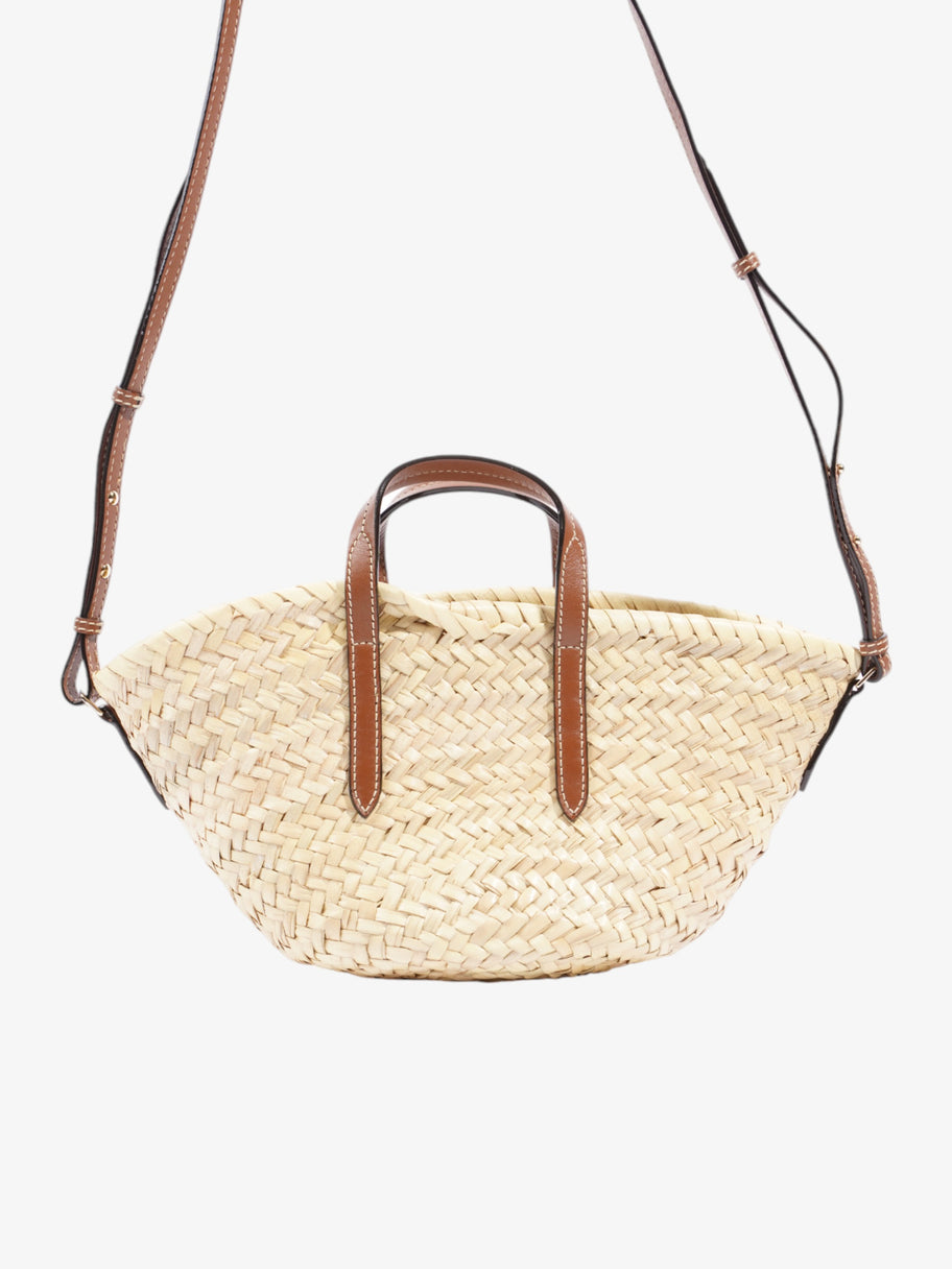 Jimmy Choo Macy Brown / Natural Raffia Small Image 5