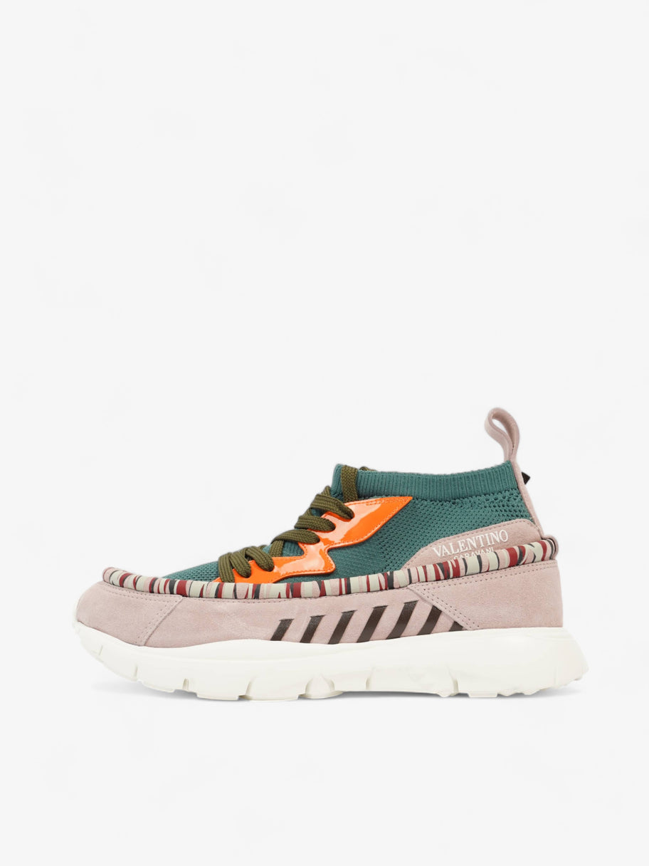 Heroes Tribe Pink / Green / Orange Suede EU 41 UK 7 Image 5