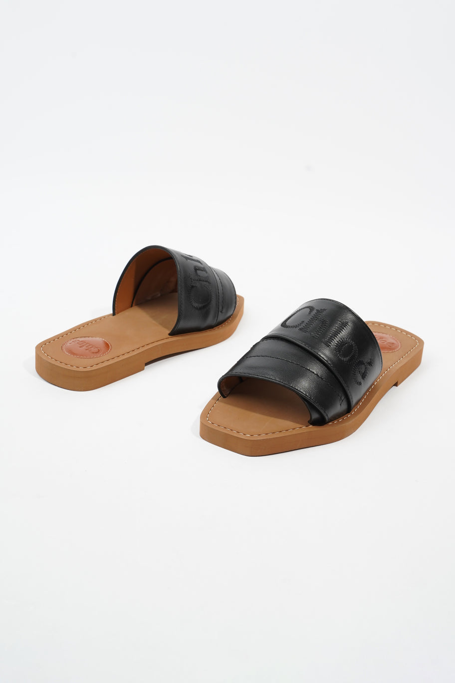 Woody Sandals Black / Brown Leather EU 37 UK 4 Image 9