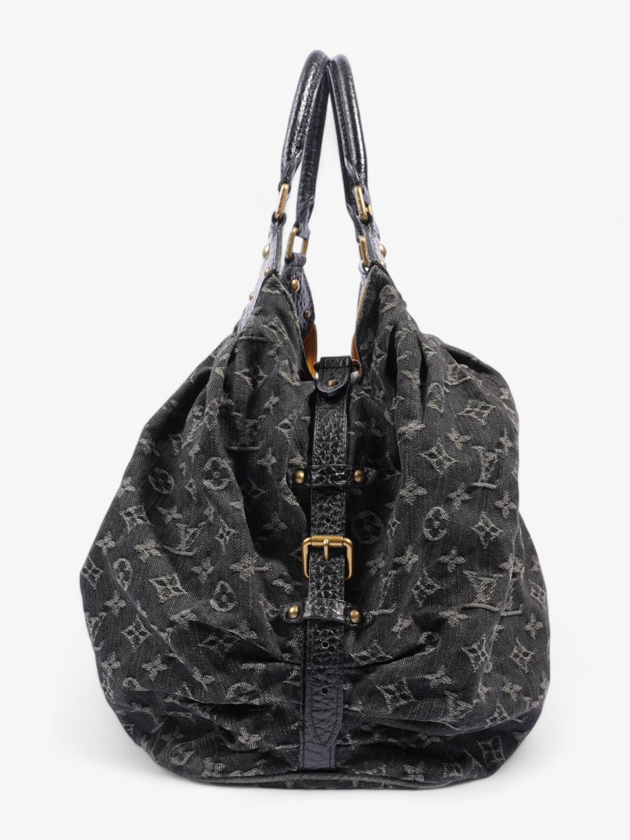 Mahina Bag Black Monogram Denim XL Image 3