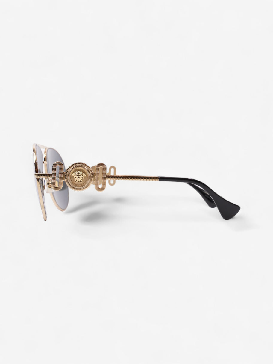 Versace Medusa Aviator Black / Gold Base Metal 145mm Image 2