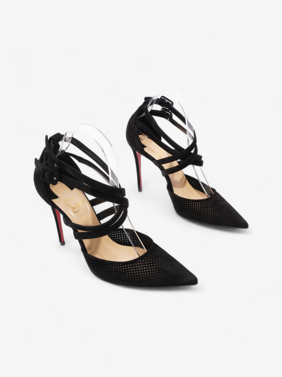 Christian Louboutin Victorilla 100mm Black Suede EU 38 UK 5 Image 2