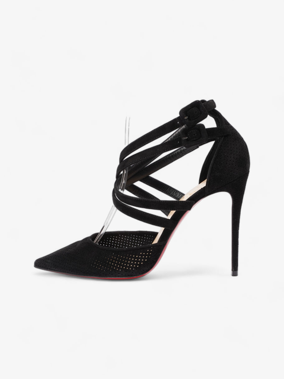 Christian Louboutin Victorilla 100mm Black Suede EU 38 UK 5 Image 5