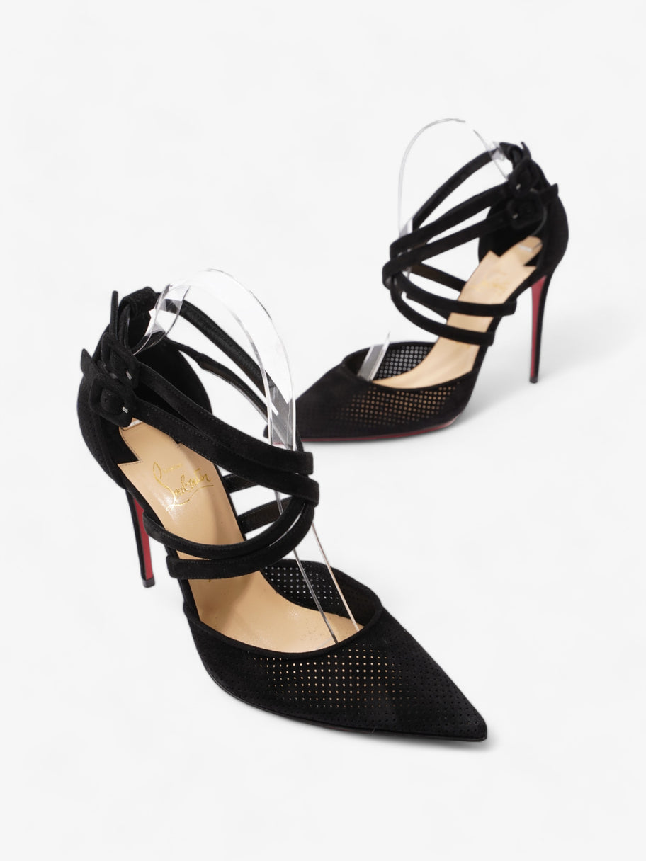 Christian Louboutin Victorilla 100mm Black Suede EU 38 UK 5 Image 9