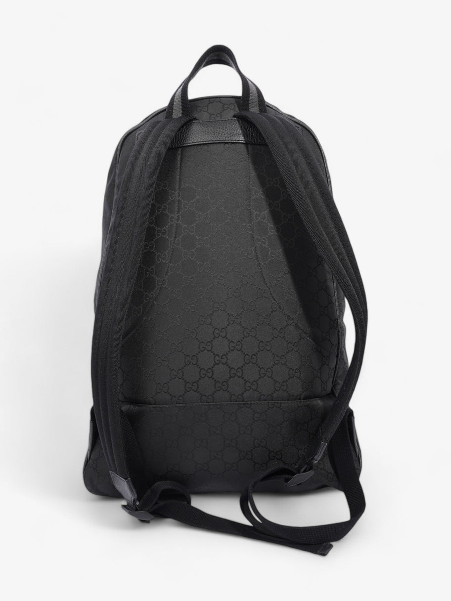 Gucci Double Zip Backpack Black / GG Supreme Nylon Image 4