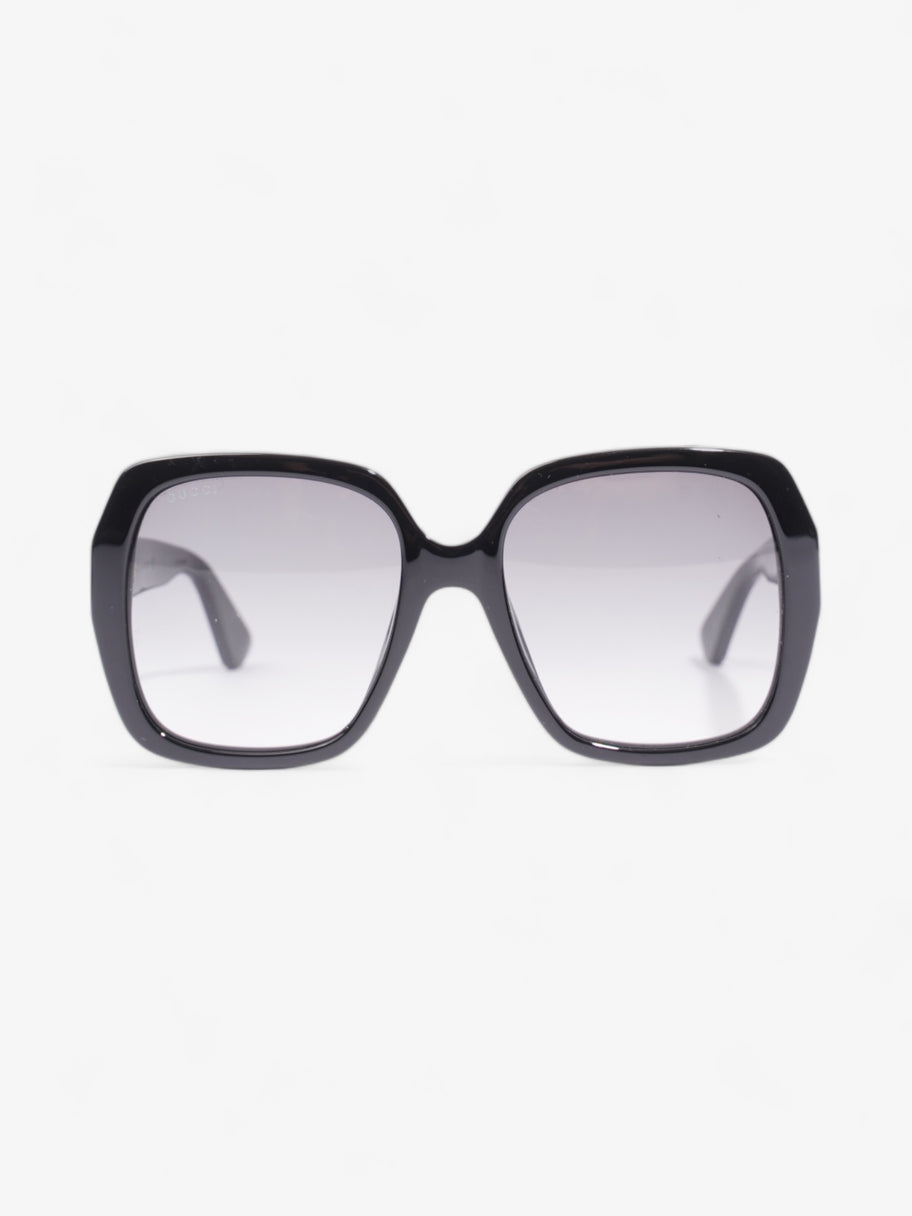 Gucci Square Sunglasses Black Acetate 140mm Image 1