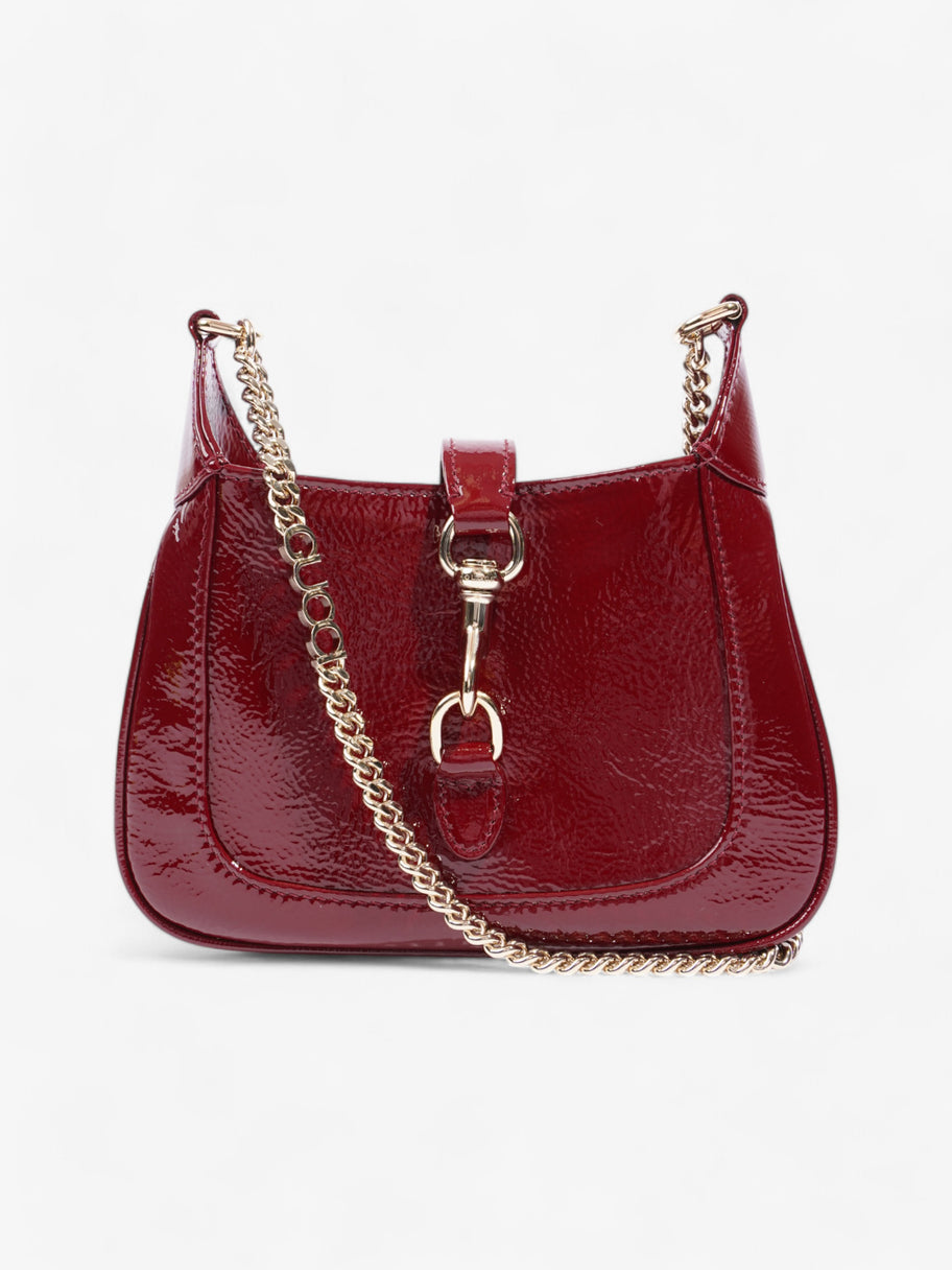 Gucci Jackie Notte Red Patent Leather Mini Image 1