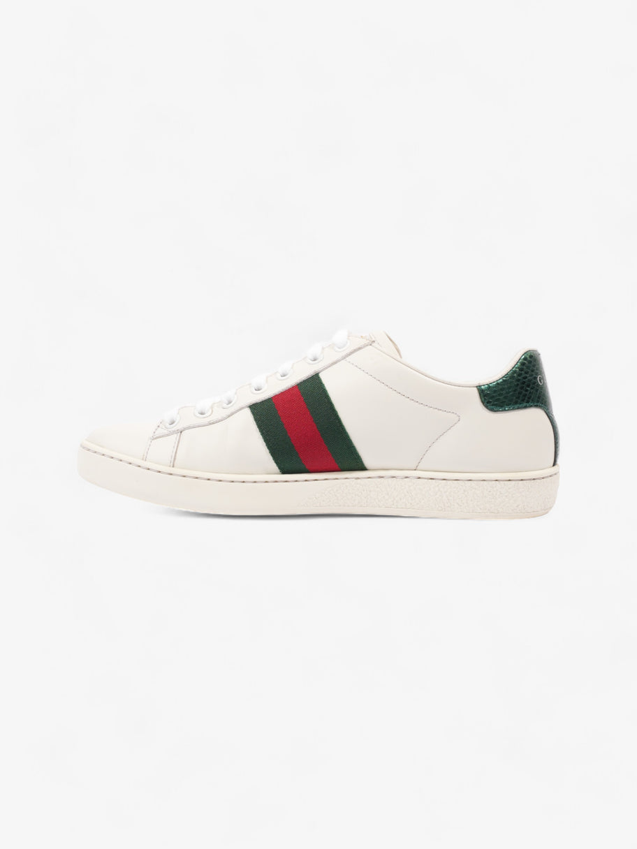 Gucci Ace Embroidered Bee White / Green / Red Leather EU 37 UK 4 Image 3