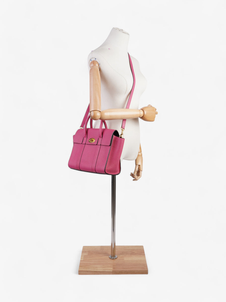 Mulberry Bayswater Pink Grained Leather Mini Image 2