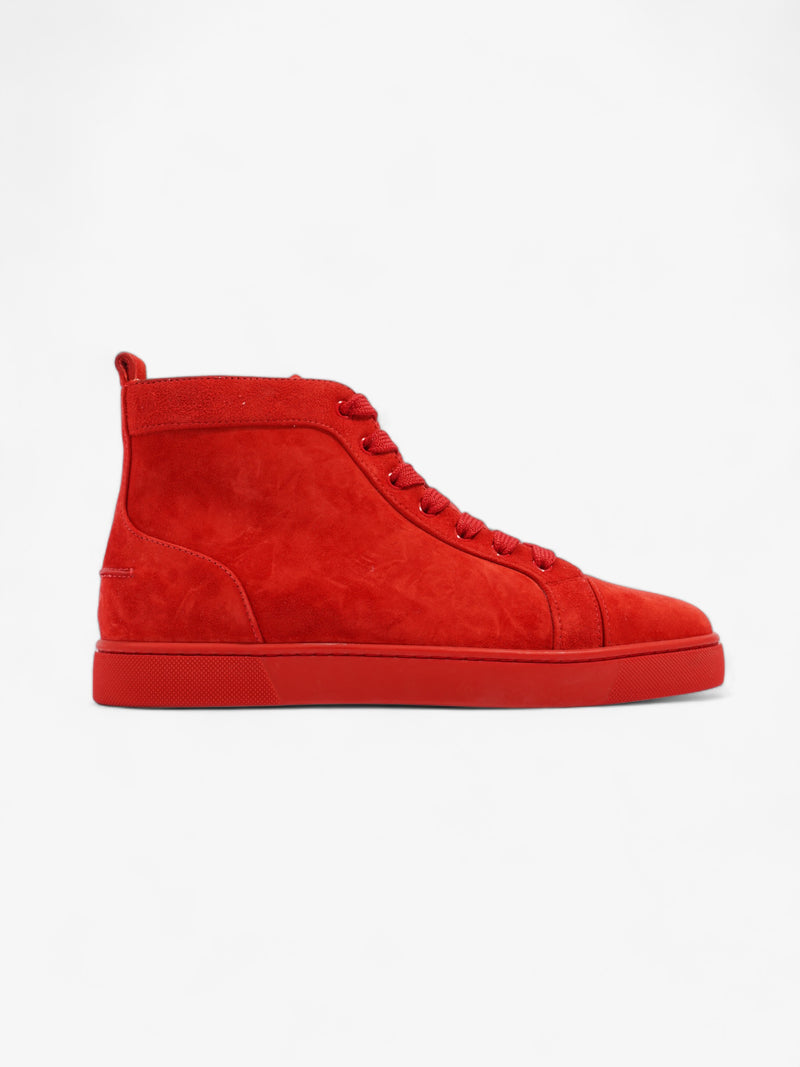  Louis Flat Red Suede EU 41 UK 7