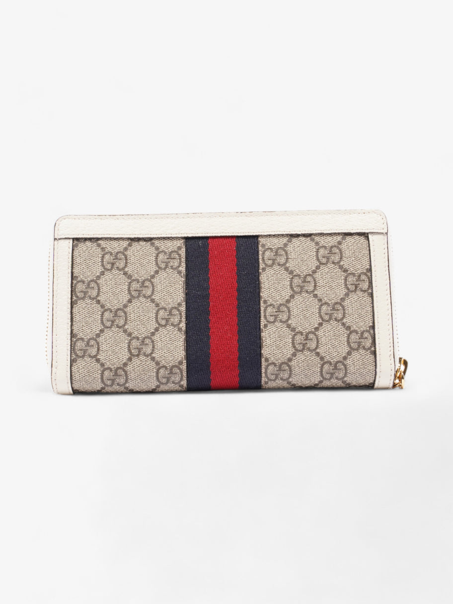 Gucci Ophidia Wallet GG Supreme / White Canvas Image 2