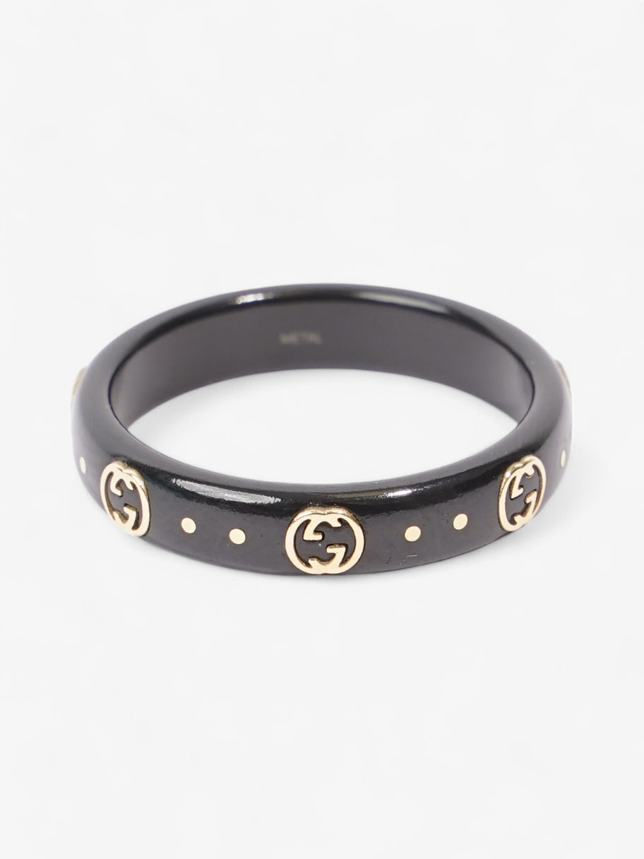 Gucci GG Icon Ring Black / Yellow Gold Base Metal 15 (Circumference - 55mm) Image 4