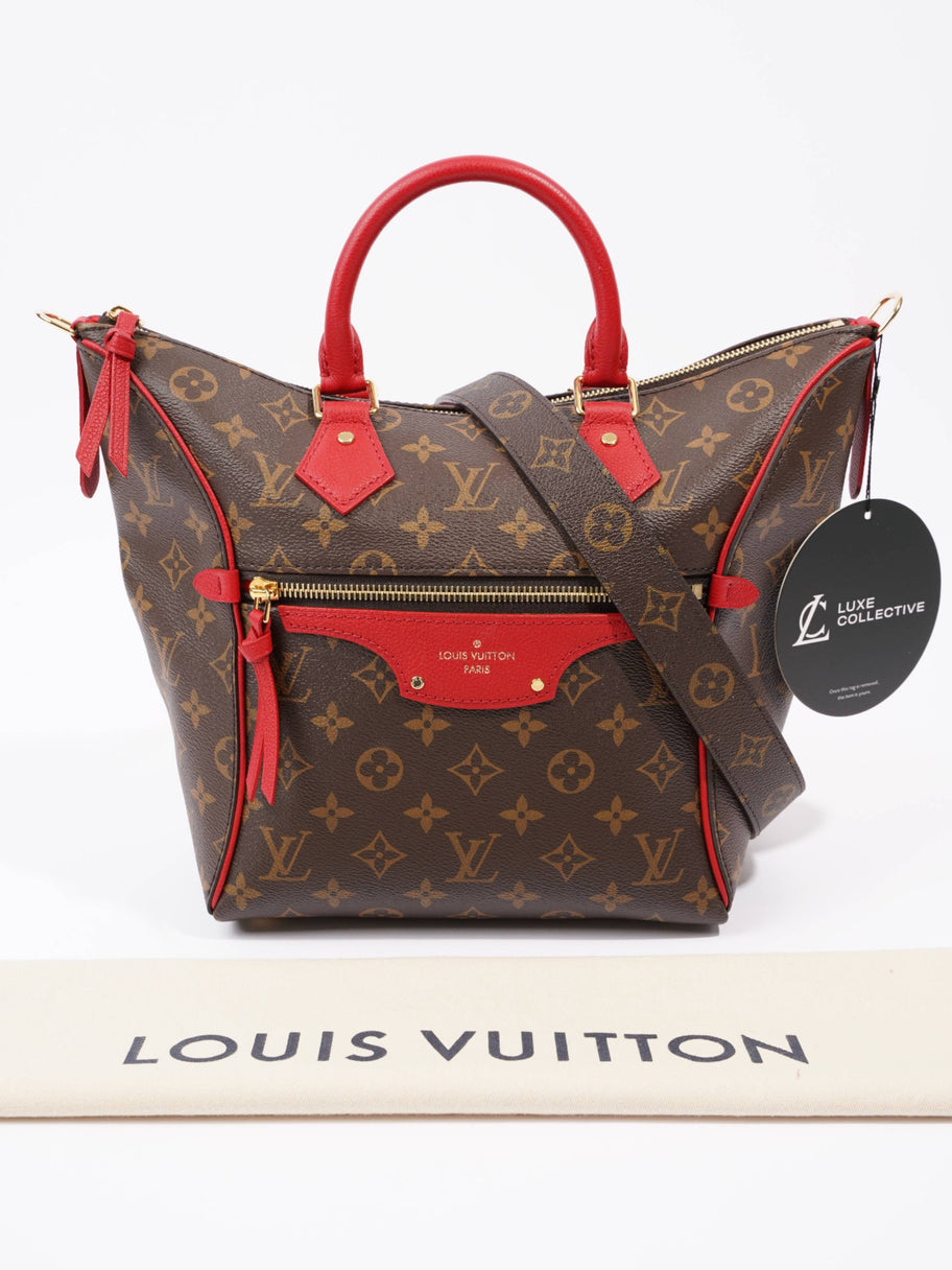 Louis Vuitton Tournelle PM Monogram / Red Coated Canvas Image 11