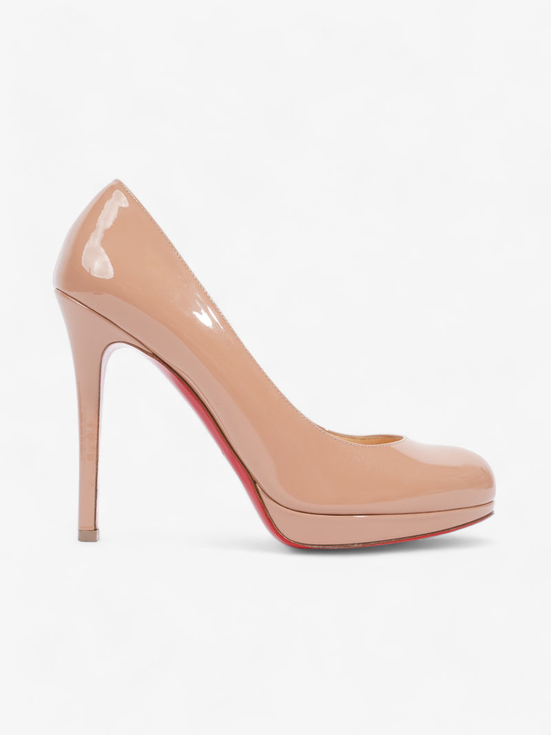  Simple Pump 120 Nude Patent Leather EU 37 UK 4