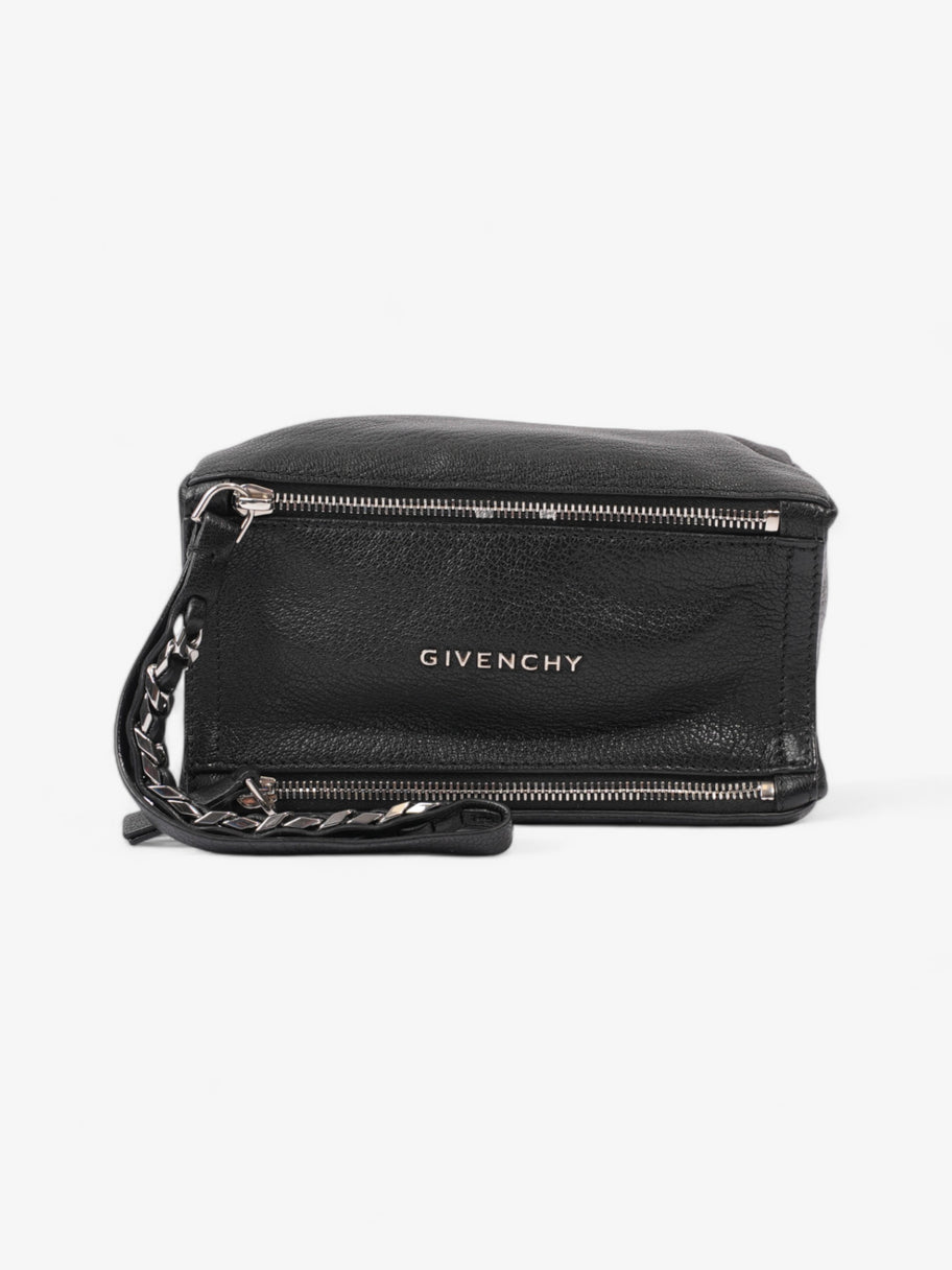 Givenchy Pandora Wristlet Clutch Black Leather Image 1