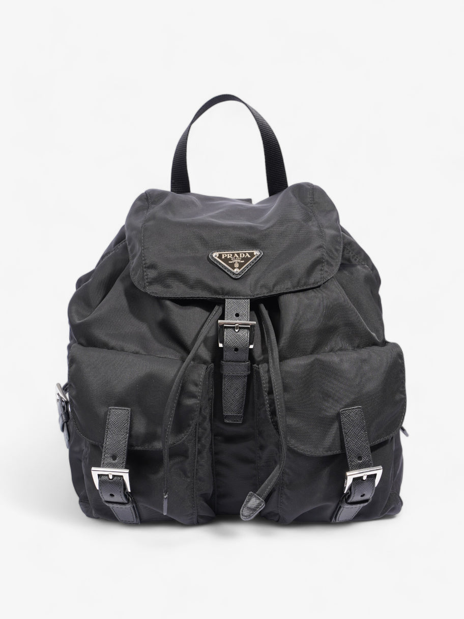 Tessuto Backpack Black Re Nylon Medium Image 1