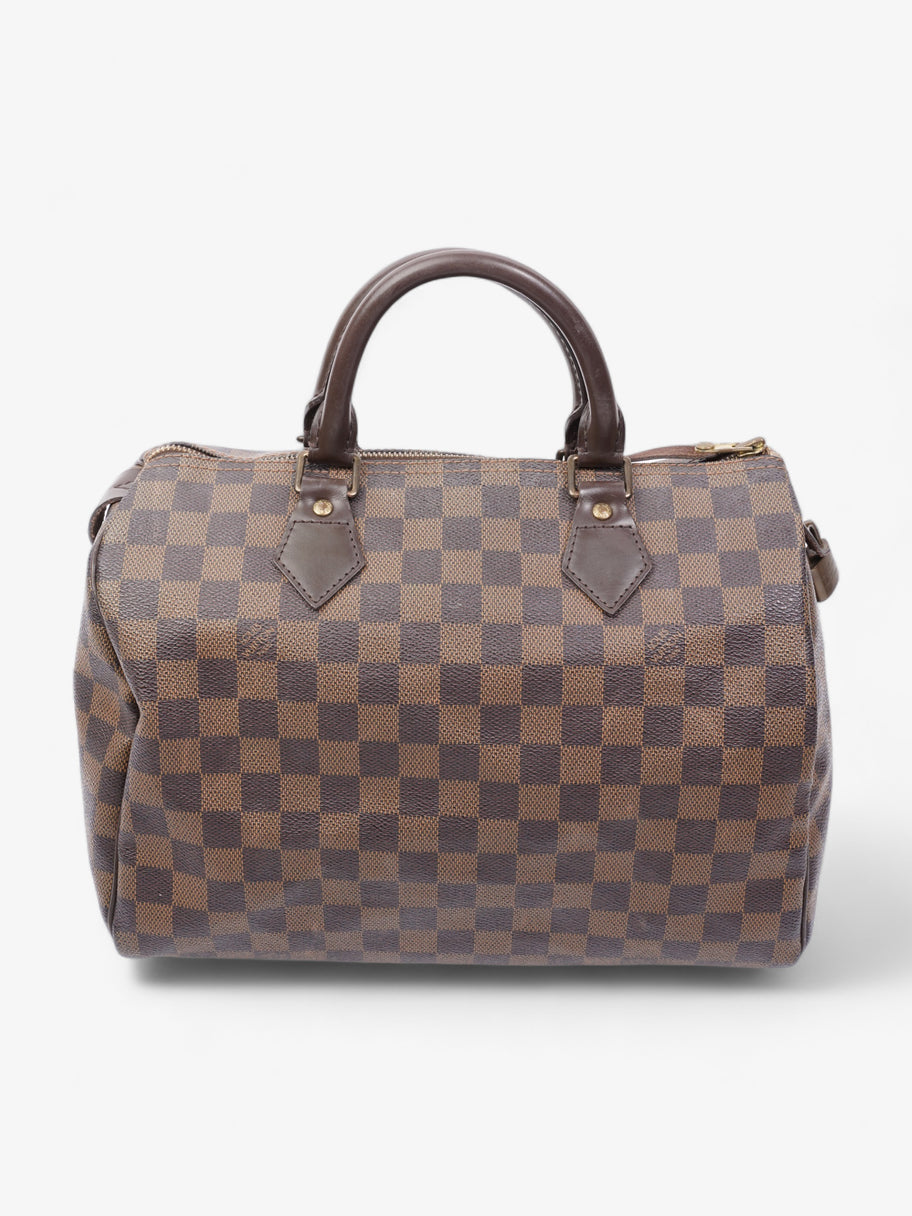 Speedy Damier Ebene Coated Canvas 30 Image 1