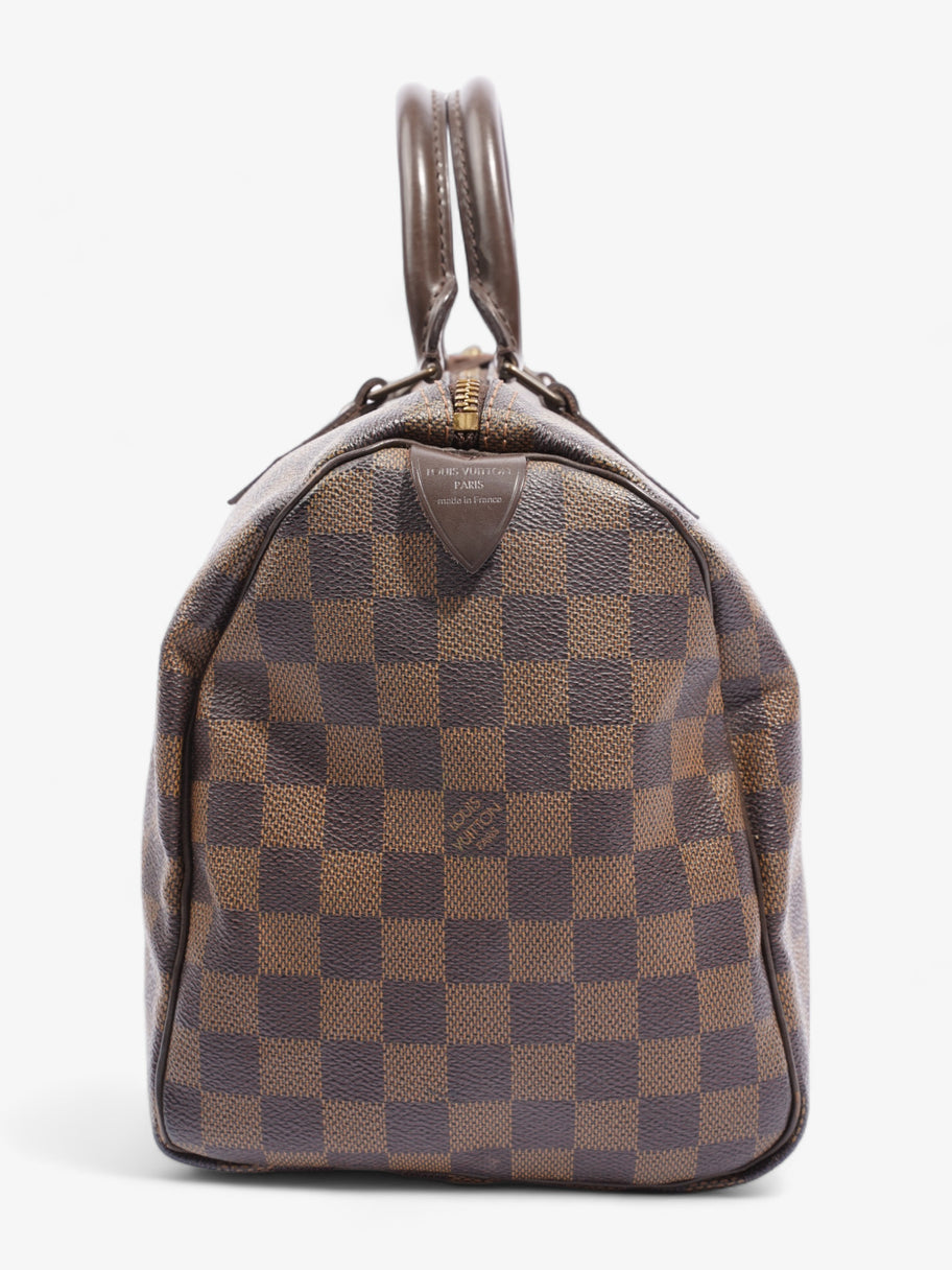 Speedy Damier Ebene Coated Canvas 30 Image 4