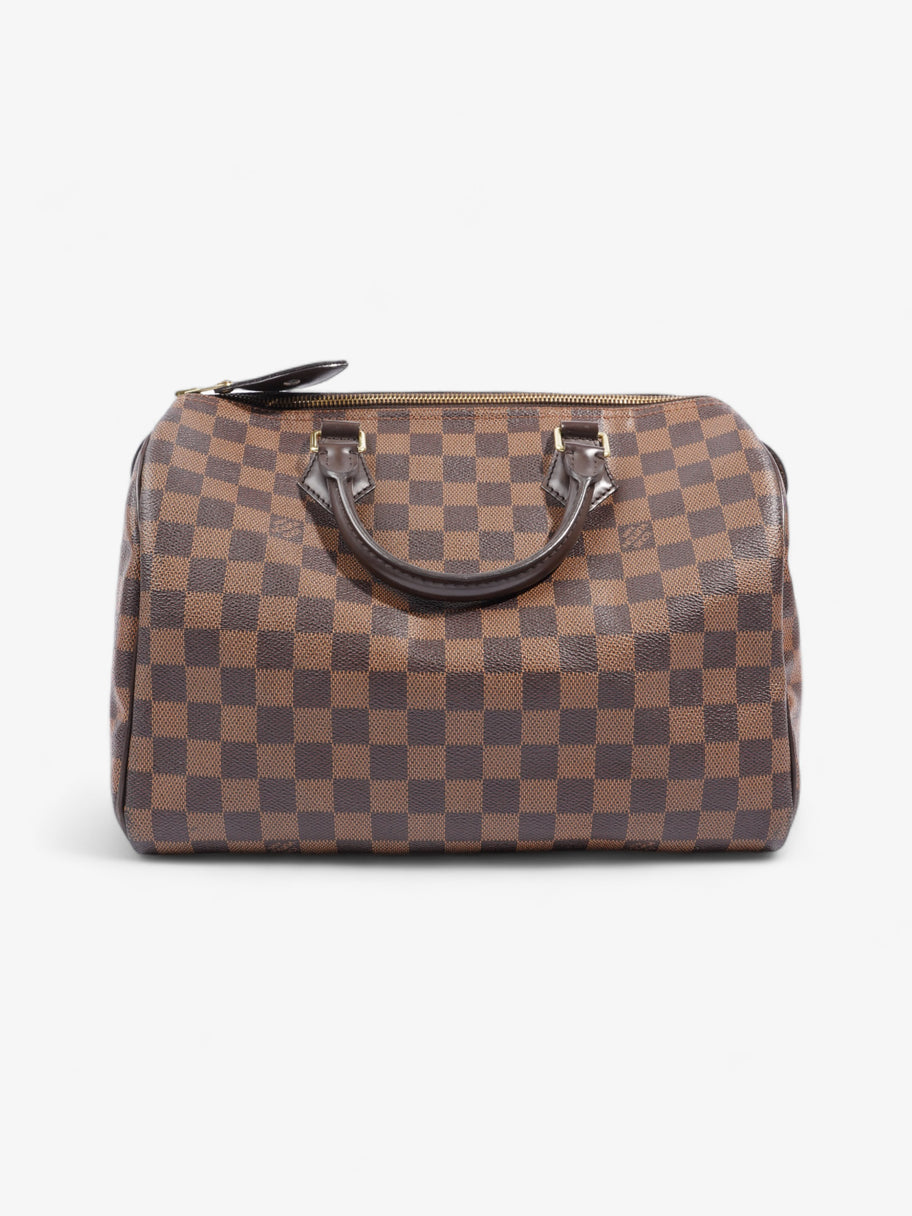 Speedy Damier Ebene Coated Canvas 30 Image 4