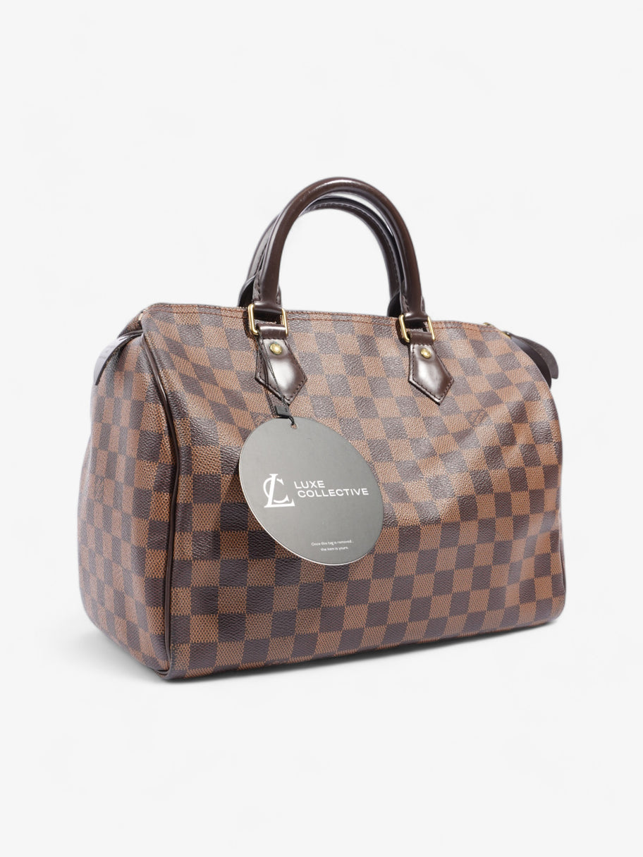 Speedy Damier Ebene Coated Canvas 30 Image 10