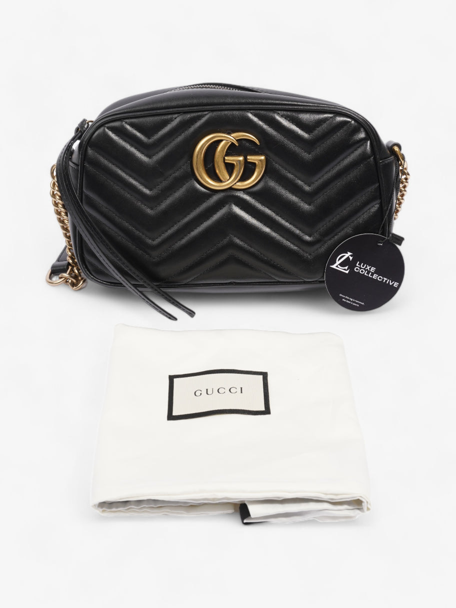 GG Marmont Black Matelasse Leather Small Image 11