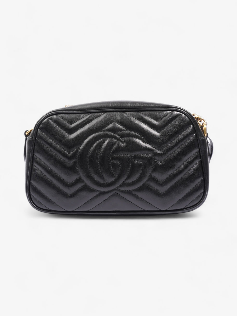 GG Marmont Black Matelasse Leather Small Image 4