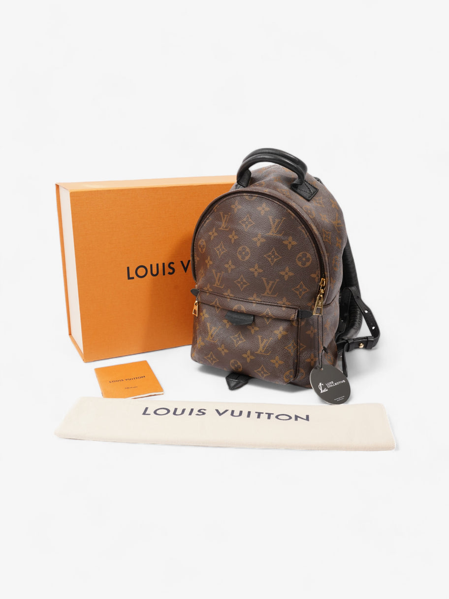 Louis Vuitton Palm Springs Monogram / Black Coated Canvas PM Image 9