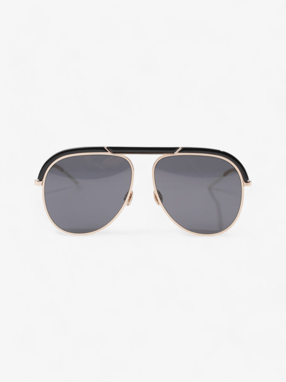 Christian Dior DiorDesertic Sunglasses Black / Gold Acetate 145mm Image 1