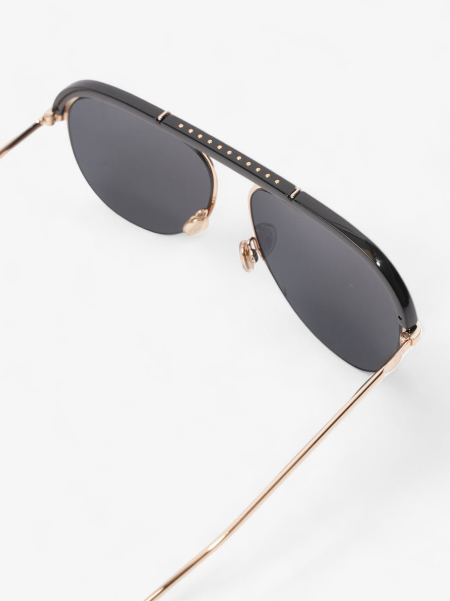 Christian Dior DiorDesertic Sunglasses Black / Gold Acetate 145mm Image 5