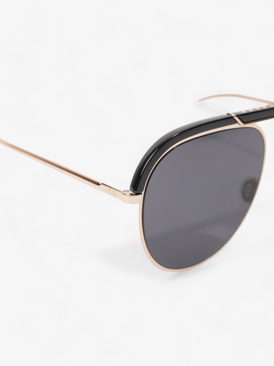 Christian Dior DiorDesertic Sunglasses Black / Gold Acetate 145mm Image 6